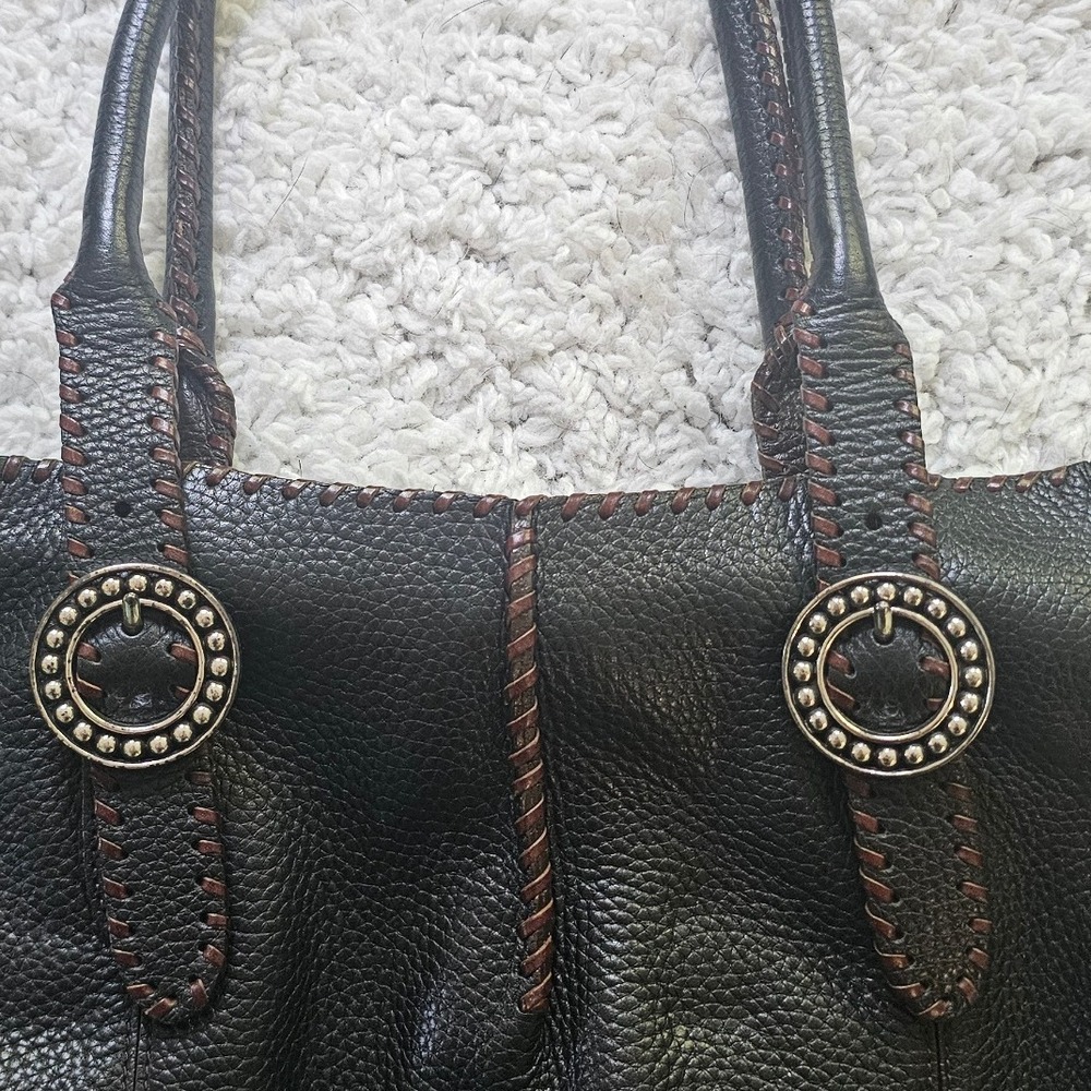 Brighton Barbados Ziptop Hobo Handbag. - Picture 6 of 9